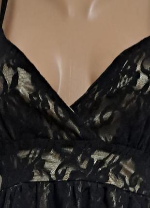 Denny  rose  платье черное гипюровое .2 фото