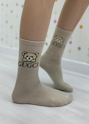 Детские подростковые носки с мишкой/набор носков/детские носки с мышкой гуччи
