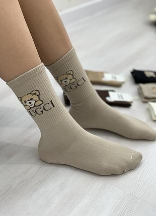 Детские подростковые носки с мишкой/набор носков/детские носки с мышкой гуччи