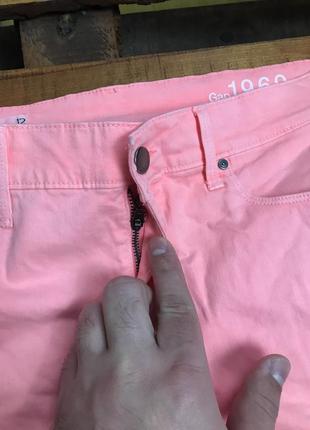 Жіночі джинси (штани, брюки) gap (геп мрр ідеал оригінал рожеві)9 фото