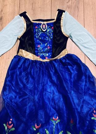 Карнавальный костюм принцессы анны - сестра ельзы из м/ф «frozen ii» холодное сердце disney оригинал3 фото