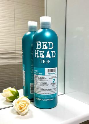 Tigi bed head urban antidotes recovery кондиционер для сухих или поврежденных волос 750 мл