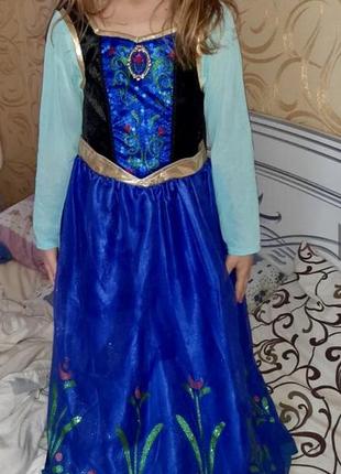 Карнавальный костюм принцессы анны - сестра ельзы из м/ф «frozen ii» холодное сердце disney оригинал8 фото