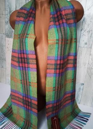 Отличный новый теплый шарф из 100%шерсти мериноса ирландия8 фото