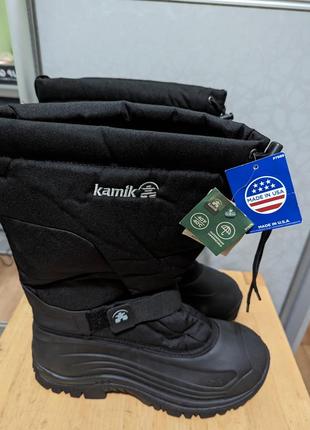Kamik - зимові водонепроникні черевики чоботи снігоходи мисливські черевики