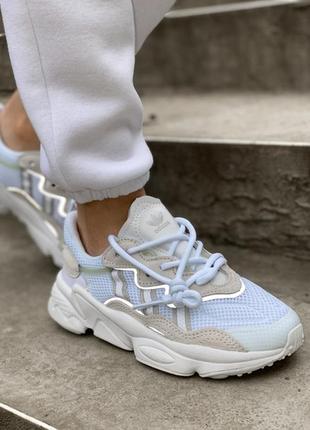 Кросівки  adidas ozweego "white" кроссовки1 фото