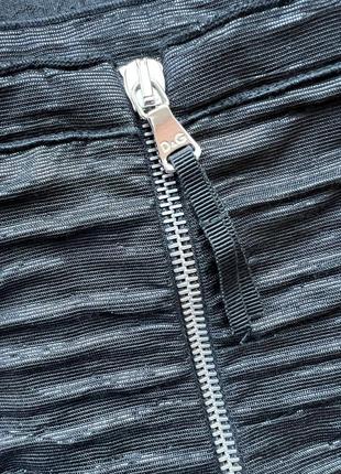Фактурна атласна спідниця юбка карандаш7 фото