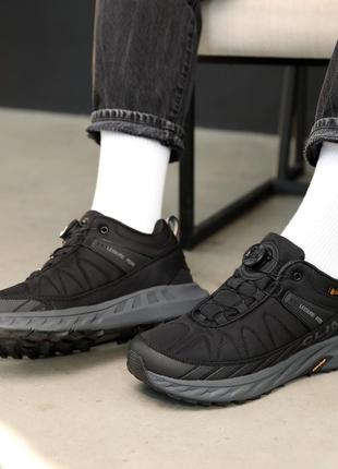 Термокроссовки мужские влагостойкие черные