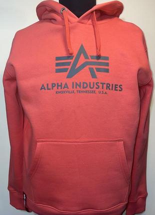 Мужской худи alpha industries (size l)