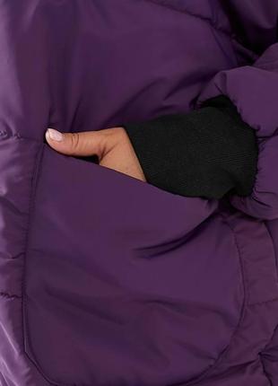 Куртка - пальто ❄️зима,плащівка канада на силіконі 200 + підкладка,темний шоколад, чорний, темна олива, бежевий, фіолет , графіт7 фото