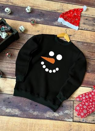 Новогодний свитшот черный 💫❄️