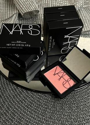 Культові рум’яна nars blush у відтінку orgasm, повнорозмірні 4.8g, нові