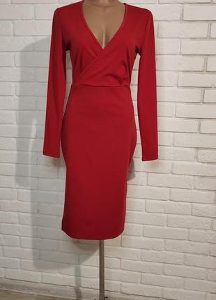 Актуальное красное платье.1 фото