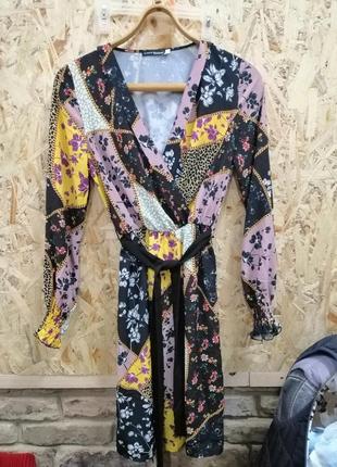 Платье в стиле печворк