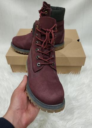 Шкіряні черевики timberland2 фото