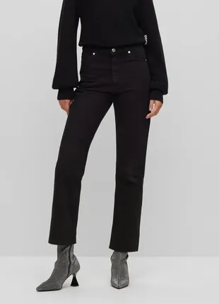 Hugo boss чорні джинси кльош boot cut
