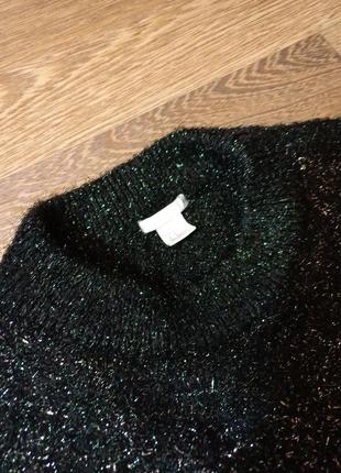 🤩🎄😍h&amp;m шикарный блестящий свитер свитер кофта джемпер праздничный новогодний10 фото