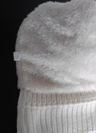 Невероятная теплая шапка на зиму. подкладка флис мягкий, очень теплый и красивый!3 фото