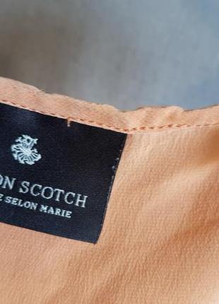 Яркий шелковый базовый топ блузка 100% шелк maison scotch4 фото