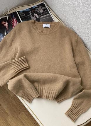 🤎он невероятный! шерстяной свитер люксового бренда allude!  100% м’ягка вовна