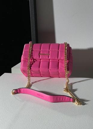 Сумка michael kors soho small quilted leather shoulder bag pink