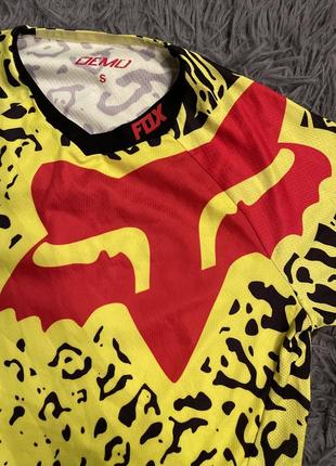 Fox racing яскрава стильна футболка для мото і вело спорту4 фото