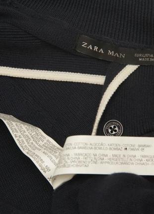 Zara man рр l поло из хлопка6 фото