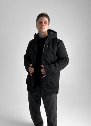Мужская теплая зимняя куртка парка длинная1 фото