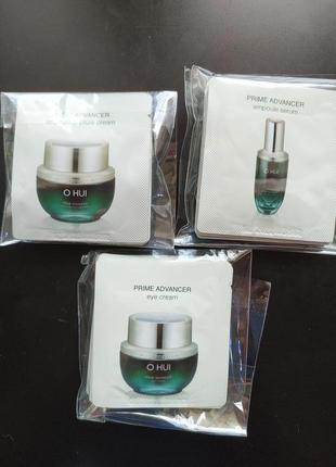 Набор  ohui prime advancer ampoule capture cream1 фото