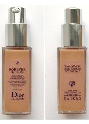 Dior forever skin glow teint tenue 24h perfection & eclat 20 ml - тональный крем1 фото