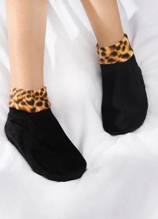 Шкарпетки теплі жіночі з силіконовими точками на підошві 34-40р фіолетовий 2 пари