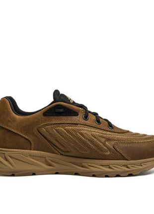 Летние мужские кроссовки сетка adidas ozelia (адидас) коричневые повседневные на лето *a-04 ол.сет*2 фото