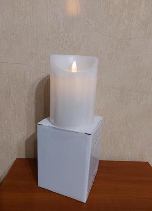 Большая свеча на батарейках 12×9