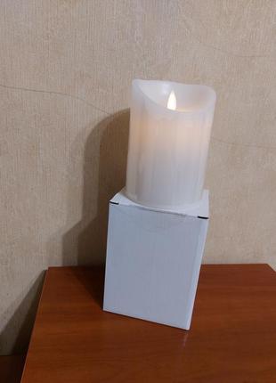 Большая свеча на батарейках 12×9