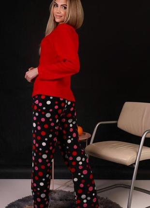 Пижамы трикотажный флис. с,м,л,хл. маломерит6 фото
