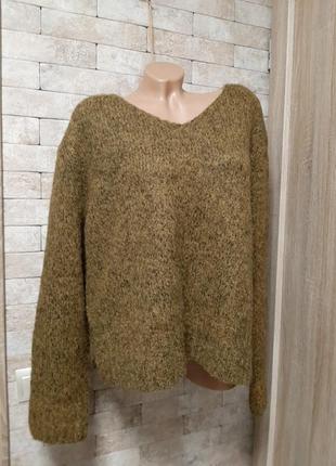 Свитер пуловер  шерсть  альпака в составе1 фото