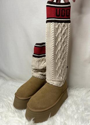 Угги ugg sweater platform 5 см