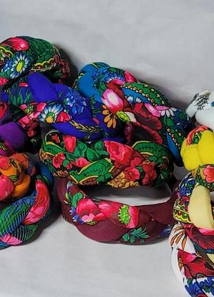 Українські об'ємні обручі для волосся 💙💛