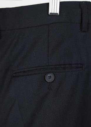 Sandro paris чоловічі вовняні брючні штани 40 (32) чорні9 фото