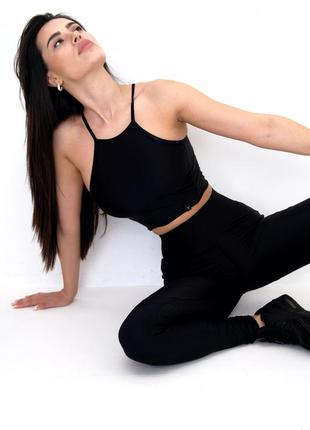 Лосины fitrun:  leggings energy boost "black"