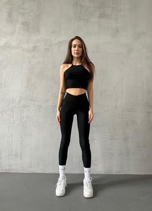 Лосины fitrun:  leggings energy boost "black"4 фото