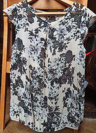 Блузка черно-белая для леди!