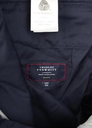 Charles tyrwhitt мужские шерстяные брючные штаны 34/307 фото
