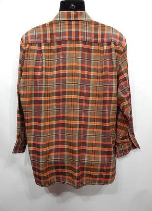 Мужская теплая рубашка с длинным рукавом walbusch р.50-52 102rtx (только в указанном размере, 1 шт)5 фото