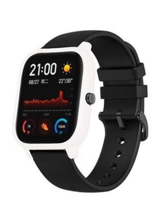 Защитный бампер для смарт часов amazfit gts белый4 фото