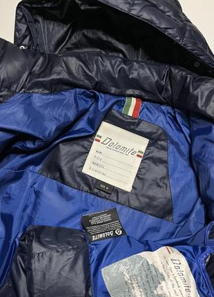 Пуховик жіночий темно синій