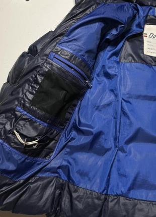 Пуховик жіночий темно синій