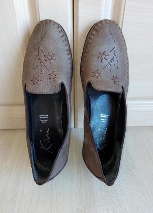 Туфли -мокасины французского бренда kim, 38 р. ( 25,5 см)5 фото