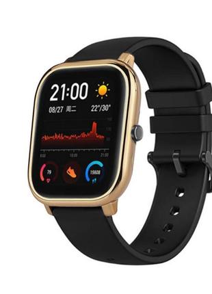 Защитный бампер для смарт часов amazfit gts розовое золото5 фото