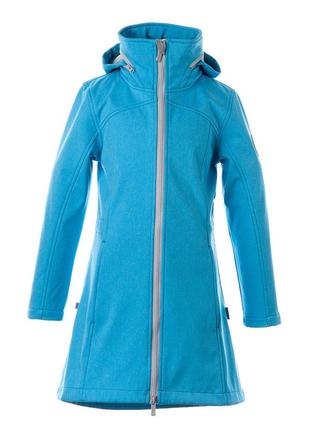 Пальто softshell для девочек huppa ava светло-синий 12280000-102601 фото